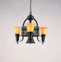Hi-Lite MFG Co. H-3Y-D-GN20 MAR - 3-LITE ODYSEE CHANDELIER